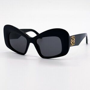 NEW LOEWE SUNGLASSES LW40128I 01A BLACK WOMEN EYEWEAR LOEWE